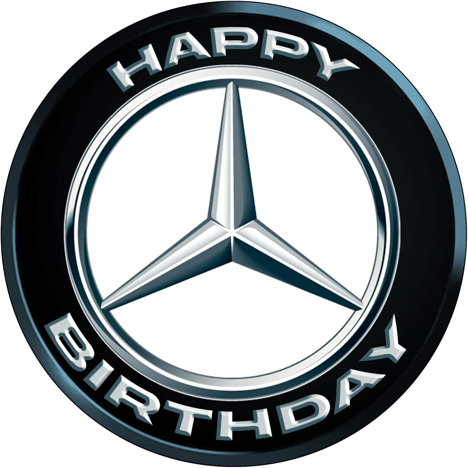 7.5 Inch Edible Cake Toppers – Luxury Car Inspired Birthday Party Collection of Edible Cake Decorations