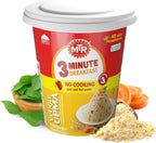 MTR 3minute Veggie Poha - Ready-to-Cook Mix - Authentic Indian Food in Just 3 Minutes - 100% Vegetarian - No Added Preservatives - Just Add Hot Water - Quick & Easy ((Veggie Upma Cup - 80g, Pack of 1)