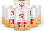 TAJ Kesar Mango Pulp Puree 6-Pack | Great for Lassi Shake | 30-Ounce (850g)