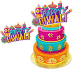 Diwali Cake Toppers Indian Diwali Festival Cake Topper Happy Diwali Cupcake Decoration India Festival of Lights Party Supplies