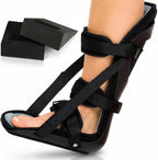 Vive Plantar Fasciitis Night Splint for Men & Women - Stabilizer Brace Relieves Inflammation - Foot Support Boot Features Adjustable Hook and Loop Straps for Achilles Pain Relief