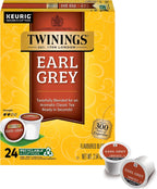 Twinings Earl Grey Black Tea K-Cup Pods for Keurig, 24 Count (Pack of 1), Flavoured with Citrus and Bergamot, Caffeinated, Enjoy Hot or Iced
