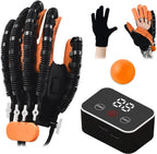 Rehabilitation Robot Gloves, Finger Exerciser for Stroke Recovery Hand Glove Equipment Hand Function Rehabilitation (Orange Right Hand M)