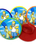 Simpsons Cupcake Toppers Party Supplies Rings Package of 24 from Blue Fox Baking