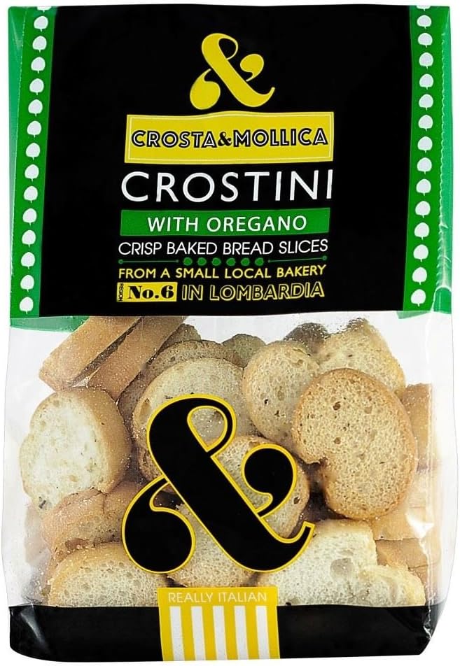 Crosta & Mollica Crostini - Oregano (150g) - Pack of 2