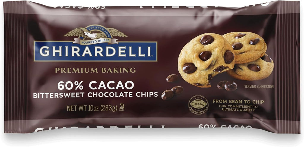 Ghirardelli, 60% Bittersweet Chocolate Chips, 10 oz