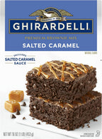 GHIRARDELLI Salted Caramel Premium Brownie Mix, 16 Oz