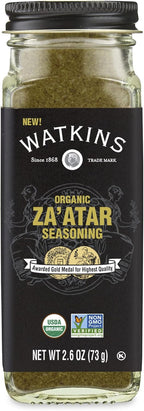 Watkins Organic Za'atar Seasoning, Spice Mix, 2.6 oz., 1 Count
