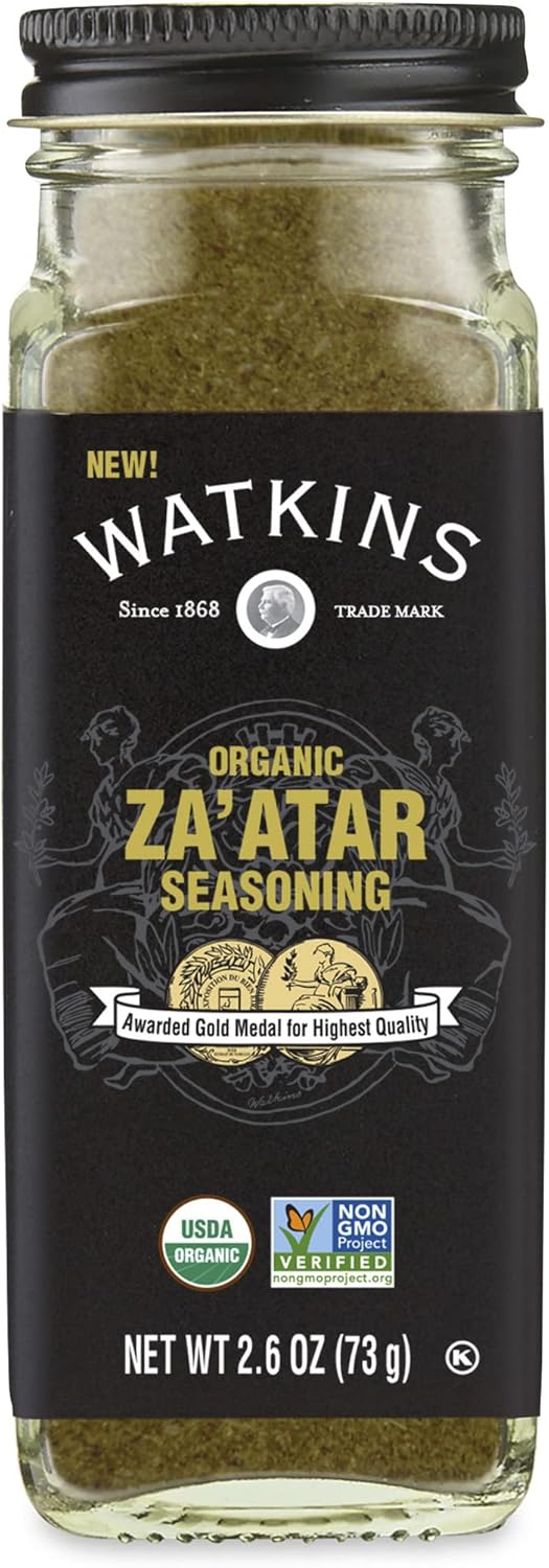Watkins Organic Za'atar Seasoning, Spice Mix, 2.6 oz., 1 Count