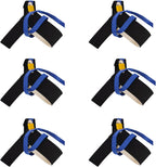 ESD Anti‑Static Strap, Anti Static Foot Heel Straps, 103-106Ω Adjustable Wrist Grounder Band with Fast Opening Clasp for Workshop Grounding, 6 Pieces