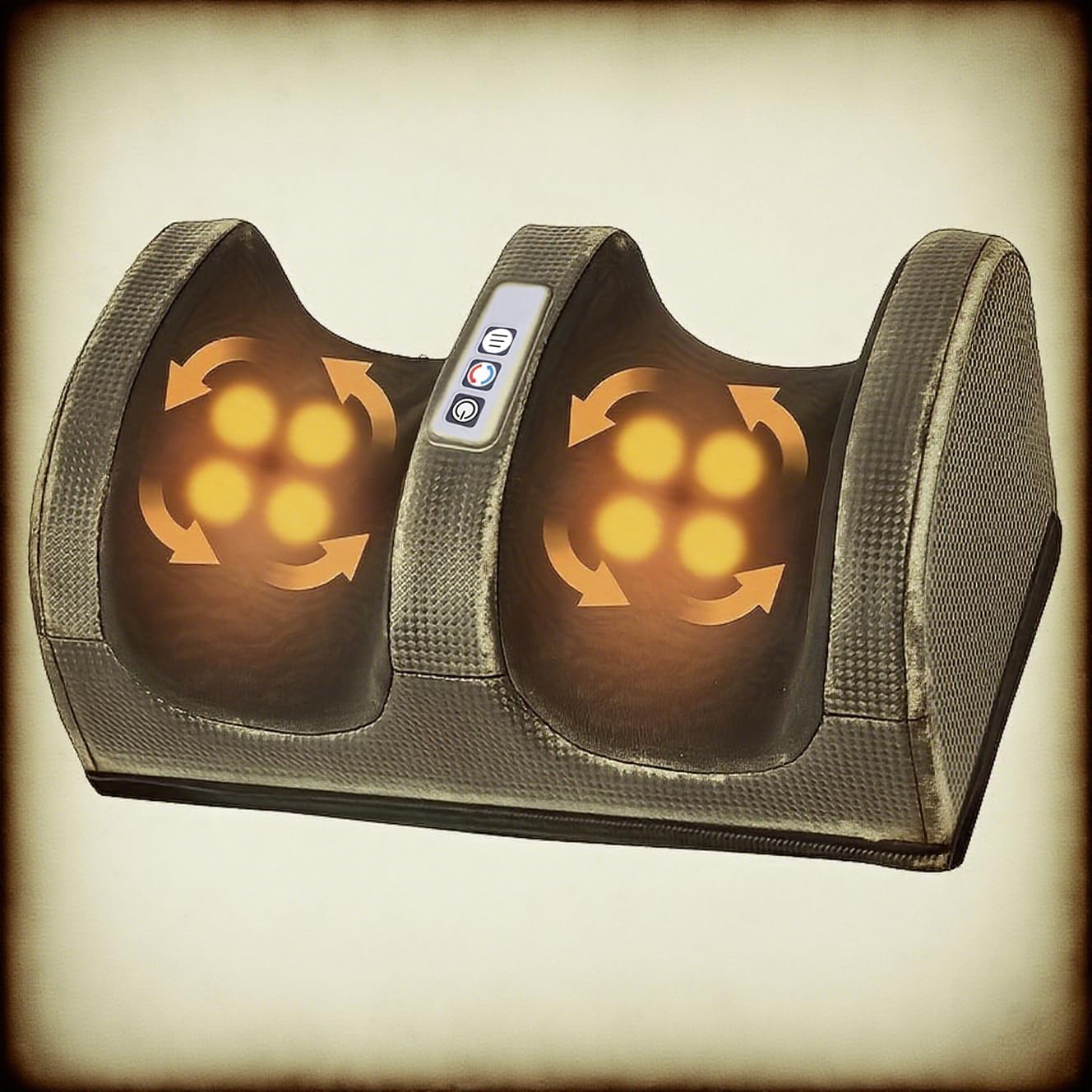 Electric Foot Massager – Black, with Heating & Deep Kneading. Relieves Fatigue for Feet, Legs & Hands. Perfect for Valentine’s Day, Mother’s Day & Gifts for Loved Ones.