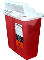Oakridge 5 Quart - Sharps Disposal Container with Mailbox Style Lid