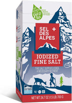 SEL DES ALPES IODIZED FINE SALT 24.7 OZ (1.5 LB) 700 G