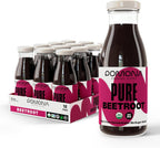 Pomona Organic Cold Pressed Beet Juice, Non-GMO, No Sugar, Gluten Free, Kosher, Preservative Free - Pack of 12, 8.4 oz
