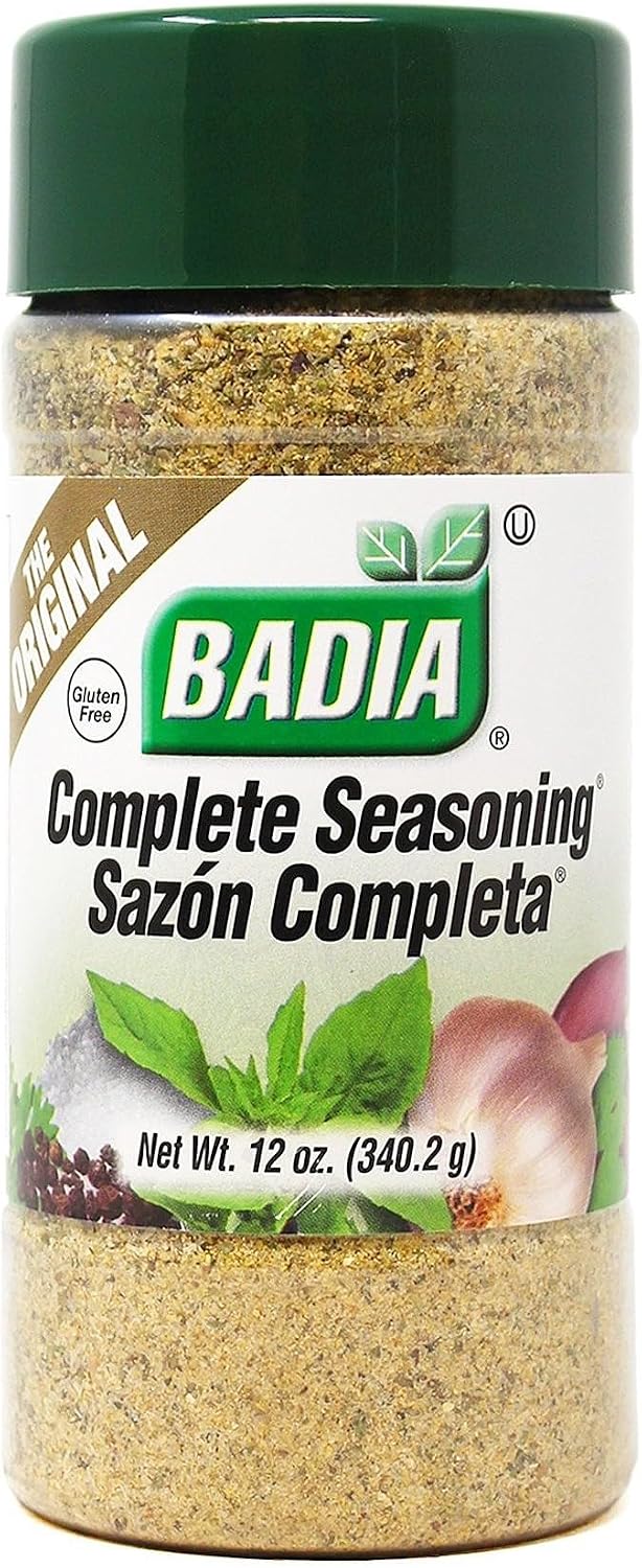 Badia Complete Seasoning 12 oz – All-Purpose Spice Blend of Garlic, Onion, Salt, Pepper, Herbs & Spices - Savory Signature Blend