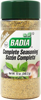Badia Complete Seasoning 12 oz – All-Purpose Spice Blend of Garlic, Onion, Salt, Pepper, Herbs & Spices - Savory Signature Blend