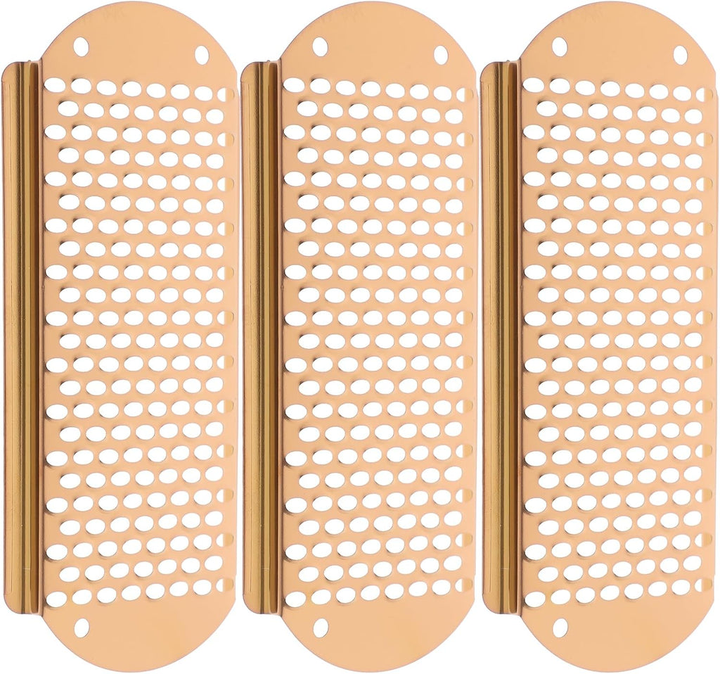 Foot Scrubber Dead Skin Remover, 3PCS Metal Foot File Remover Heel Scraper for Cracked Heels Foot Grater Remover Foot Rasp Emery Boards for Feet (Rose Gold Color)