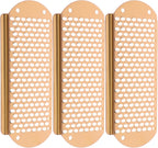 Foot Scrubber Dead Skin Remover, 3PCS Metal Foot File Remover Heel Scraper for Cracked Heels Foot Grater Remover Foot Rasp Emery Boards for Feet (Rose Gold Color)