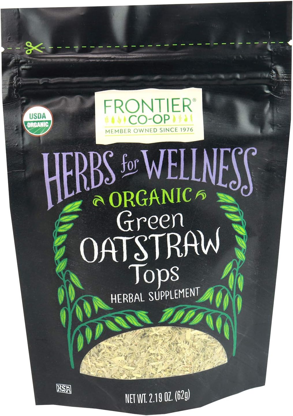 Frontier Co-op Organic Cut and Sifted Oatstraw Green Tops 2.19oz