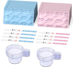 Easy@Home Ovulation & Pregnancy Test Strips Kit: 25 Ovulation Tests 10 Pregnancy Tests & 35 Large Urine Cups - Powered by Premom Ovulation APP | 25LH + 10HCG + 35 Urine Cups