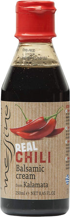 Messino Real Chili Balsamic Vinegar Glaze imported from Greece, 250 ml