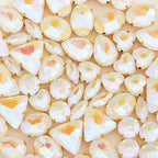 TANOSII Sew on Rhinestones 60 PCS Mixed Shapes Glass Rhinestones Sew on Crystal Gems Mental Flatback with Golden Claw for Jewelry Crafts Clothes Shoes Costume Garment White
