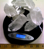 over 2 full Lbs. natural quartz crystal points hand picked...9 to 11 pcs 1 1/2'' to 2 1/2 ''.
