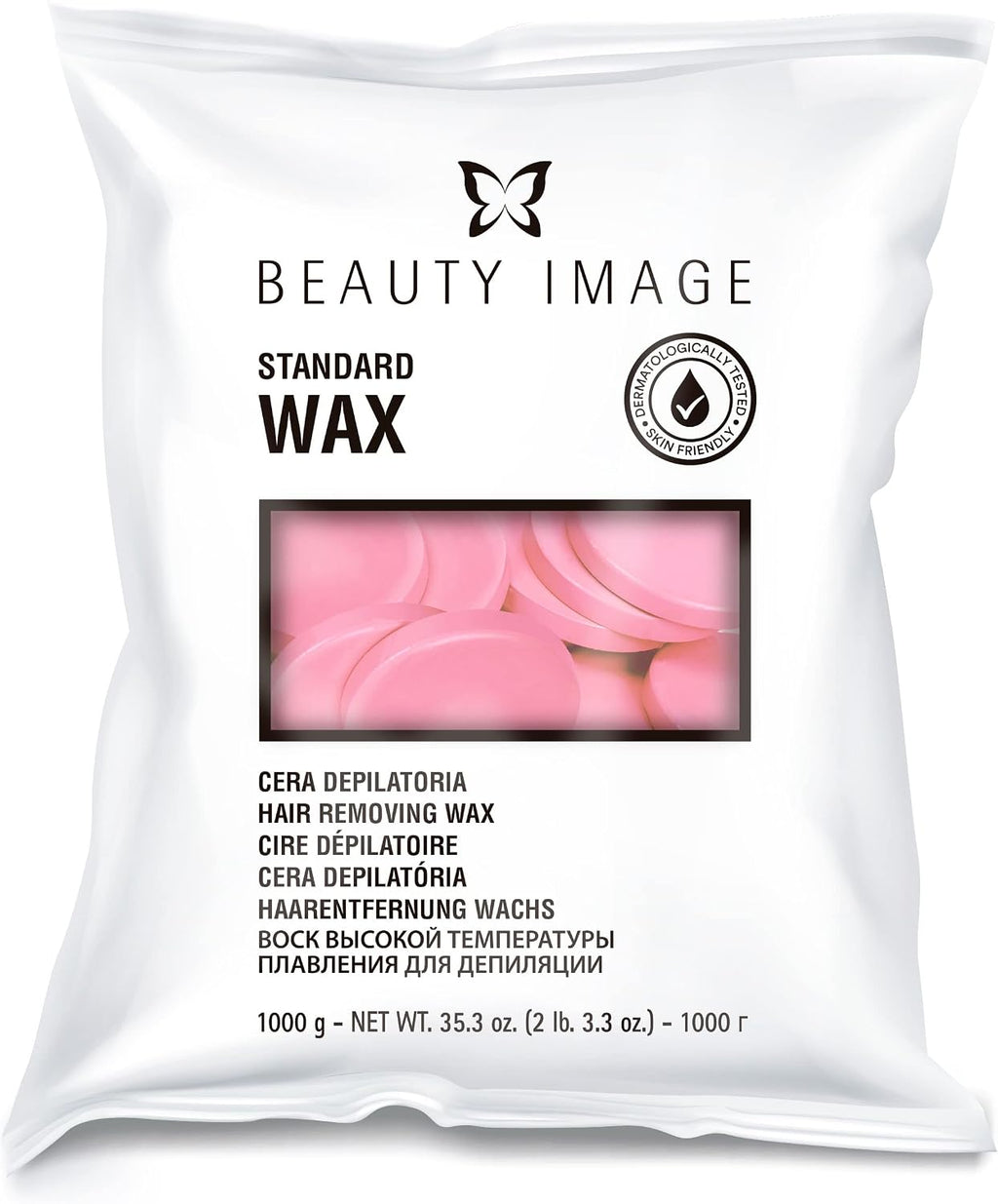 Beauty Image Creme Pink Hot Wax