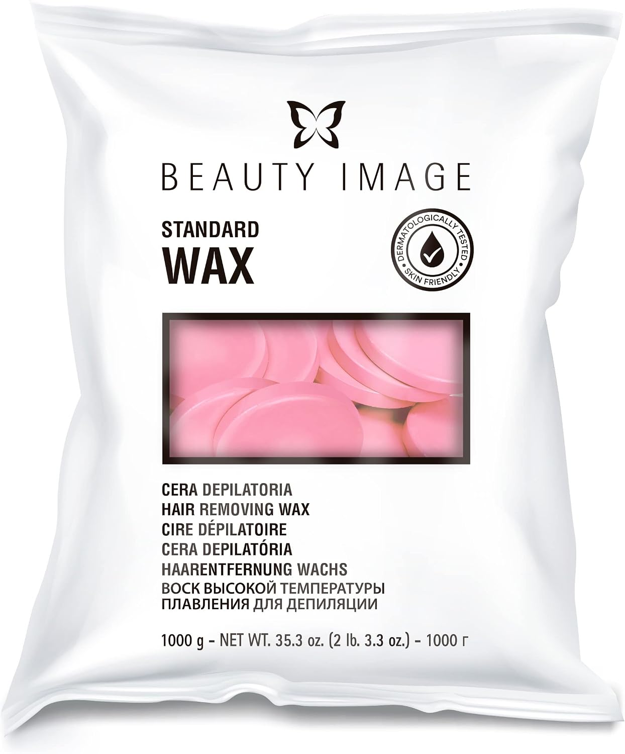 Beauty Image Creme Pink Hot Wax