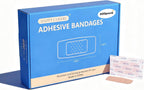 600 Pack Large Adhesive Fabric Bandages,2"x4" Flexible Wound Bandages,Breathable Strong Hold for First Aid & Wound Care