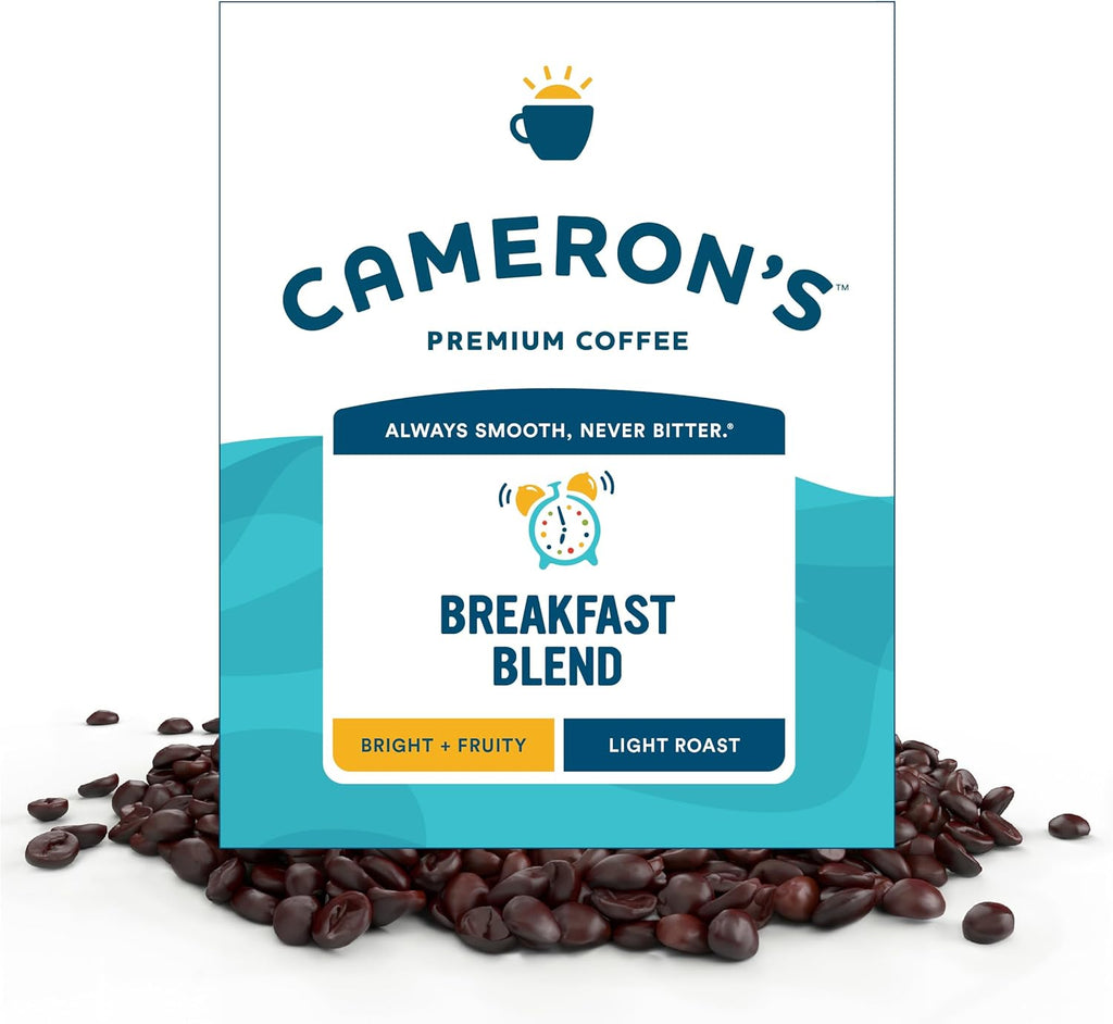 Cameron's Coffee Roasted Whole Bean Coffee, Breakfast Blend, 4 Pound