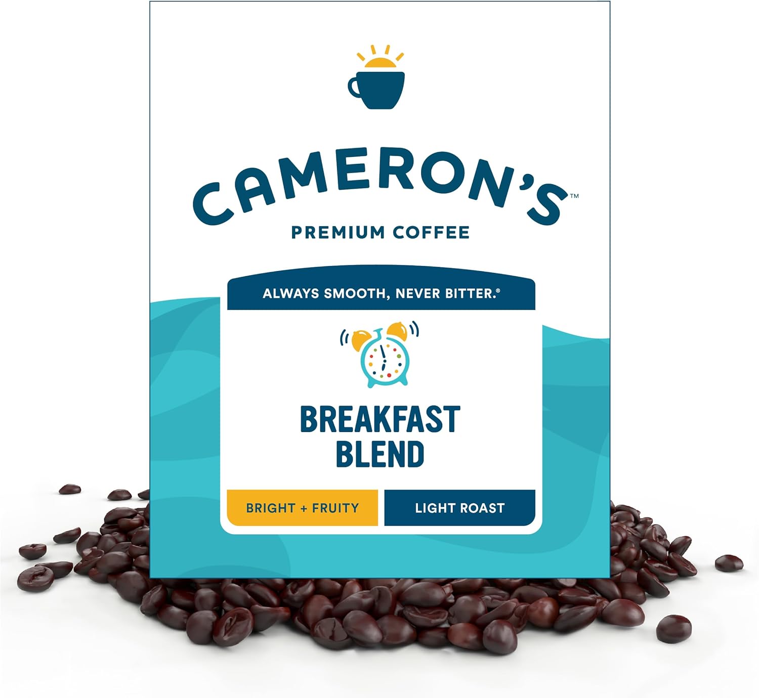 Cameron's Coffee Roasted Whole Bean Coffee, Breakfast Blend, 4 Pound