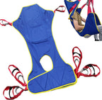 Patient Lift Sling with Commode Opening,Lift Medical Slings,Deluxe Sit-to- Padded Sling,Quicker Easier Safer Transfers and Toileting,A