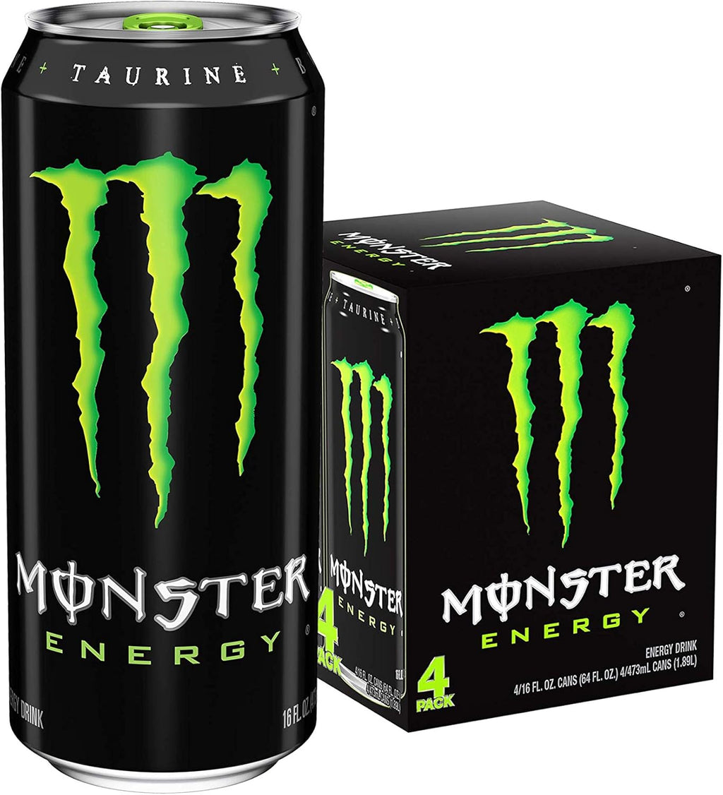 Monster Energy, Original, 16 fl oz, 4 Pack