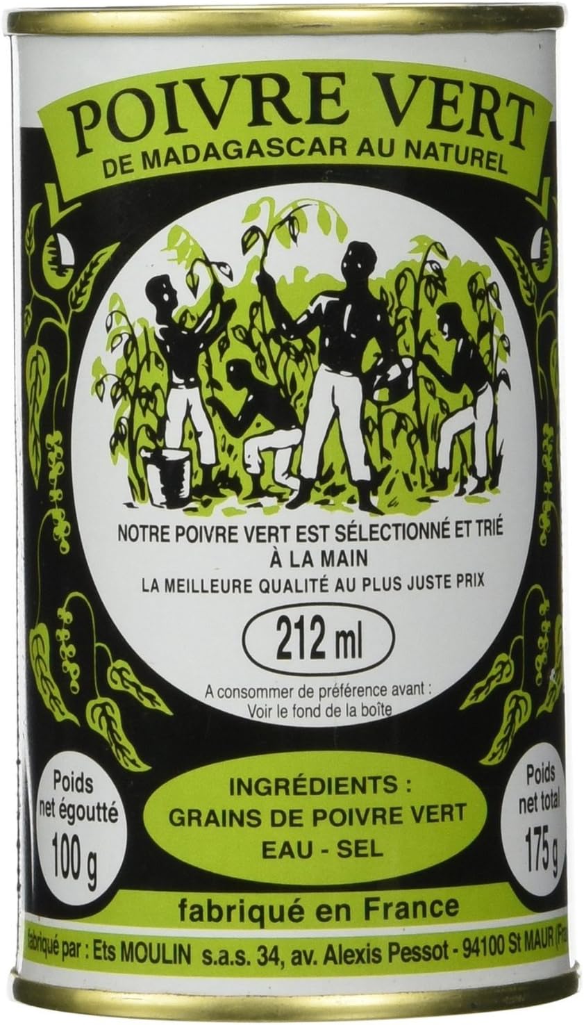 Madagascar Green Peppercorns in Brine - Pack of 4