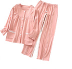 Bedridden Patient Clothing,Tear Away Suit, Fully Open Adaptive Chemo Clothing,Four Seasons