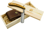 Forseti Steel Throat Cutter Folding Straight Razor