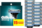 Mach3 Razor Refills for Men, 15 Razor Blade Refills