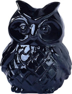 1.9 Inch Black Obsidian Owl Statue, Healing Crystal Cute Decor Figurine, Hand-Carved Gemstone, Bedroom Office Spiritual Gift, Owl Gifts