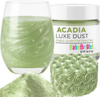 Bulk (20g) Luster Dust Edible Cake Decorations, Edible Luster Dust for Cakes Light Green Edible Luster Dust for Cupcake Decorations, Cake Drip, Edible Paint, Light Green Edible Shimmer Dust for Drinks