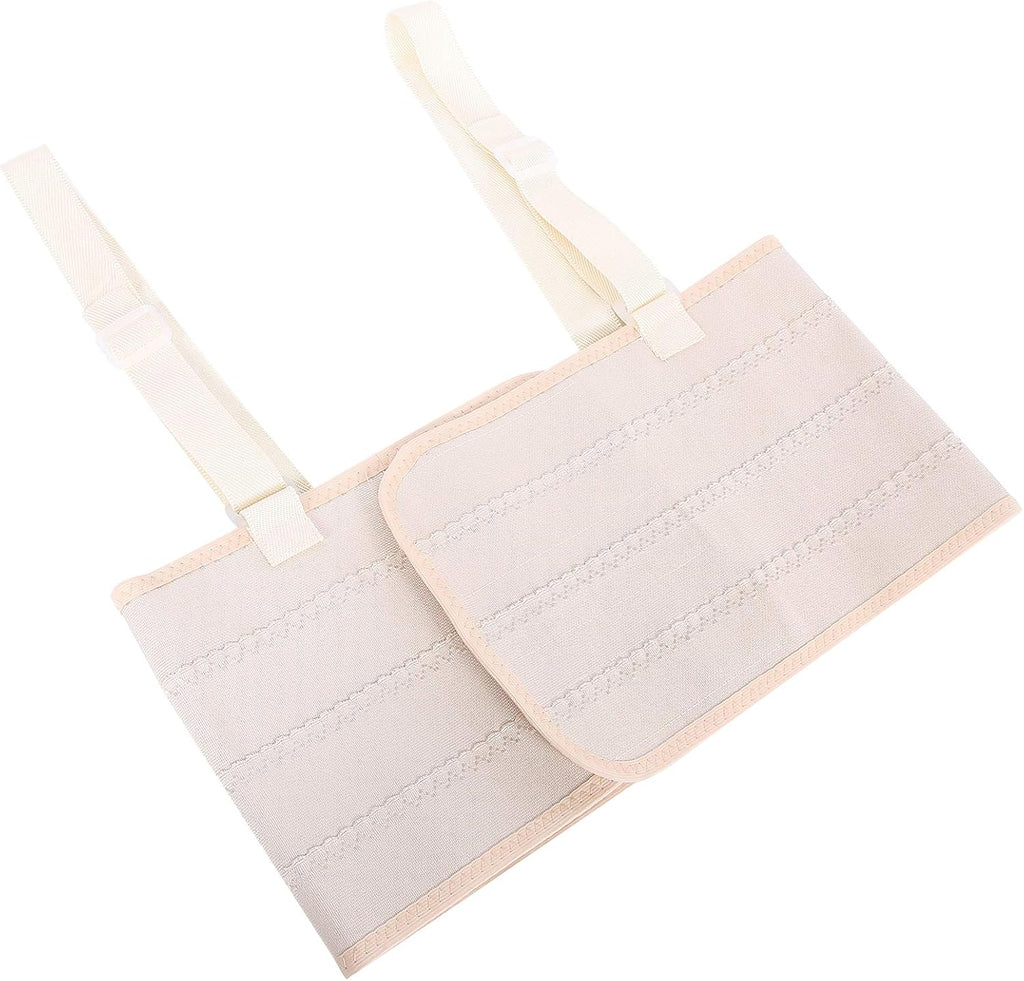 Rib Brace Rib,Rib and Chest Support Brace, Adjustable Rib Fracture Strap Chest Support Brace Breathable Lumbar Protector Belt for Cracked, Fractured or Dislocated Ribs(M) (2XL)