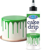 Satin Ice Cake Drip, Green, 8.8 Ounce