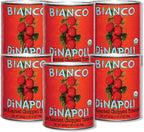 Bianco DiNapoli Organic Fire Roasted Chopped Canned Tomatoes, 28 Oz (Pack of 6), Vine Ripened California Grown, Perfect for Soups, Sauces, Pasta and More