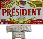 (pack of 45) President Imported Unsalted Butter,7oz (199g). Includes HolanDeli Chocolate Mints.