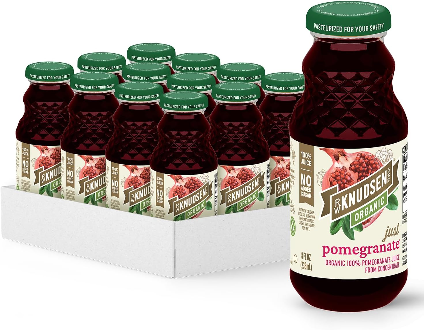 R.W. Knudsen Organic Pomegranate Juice, 8 fl oz (12 Pack)