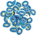 SweetGourmet Gummy Blue Raspberry Rings | Gummi Candy | 2 Pounds