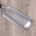 Housoutil Professional Stainless Steel Foot File Pedicure Rasp Callus Remover Foot Scraper for Dead Skin Cracked Heels Corns Smooth Feet Tool 11.18In