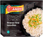 Amoy Straight to Wok Thread Fine Noodles (2 per pack - 300g)