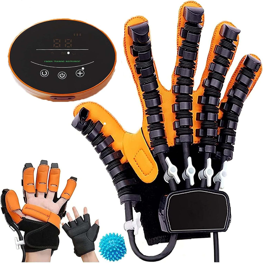 Rehabilitation Robot Gloves for Stroke Hemiplegia Patients, Finger and Hand Recovery Trainer Equipment, Fingers Strength Training Device for Hemiplegia
