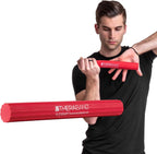 THERABAND FlexBar Resistance Bar, Light, Red Flex Therapy Bar for Physical Therapy, Wrist & Forearm Exercise Equipment, Non Slip Grip, Compact Design
